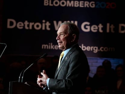 Michael Bloomberg, precandidato demócrata a la presidencia de EEUU.