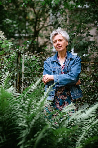 La autora alemana Esther Kinsky, el mes pasado en Berlín.