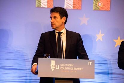 El primer ministro italiano Giuseppe Conte