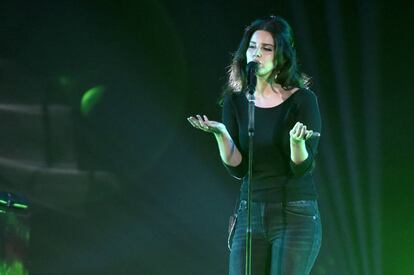 Lana del Rey durante una actuación en San Francisco el mes pasado