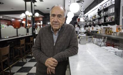 El poeta Joan Margarit dijous passat a Madrid.