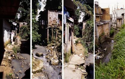 Las fotografías de Montserrat Soto, que tienen por protagonistas los poblados de extrarradio de las grandes ciudades, ponen de relieve la diferencia entre vivir y habitar.