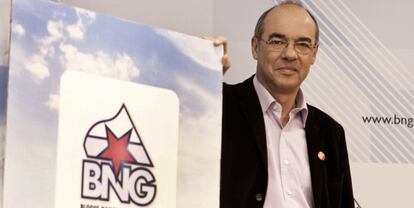 El candidato del BNG al Congreso por A Coruña.