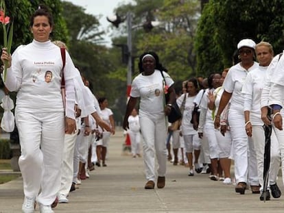 As Damas de Branco em Havana.