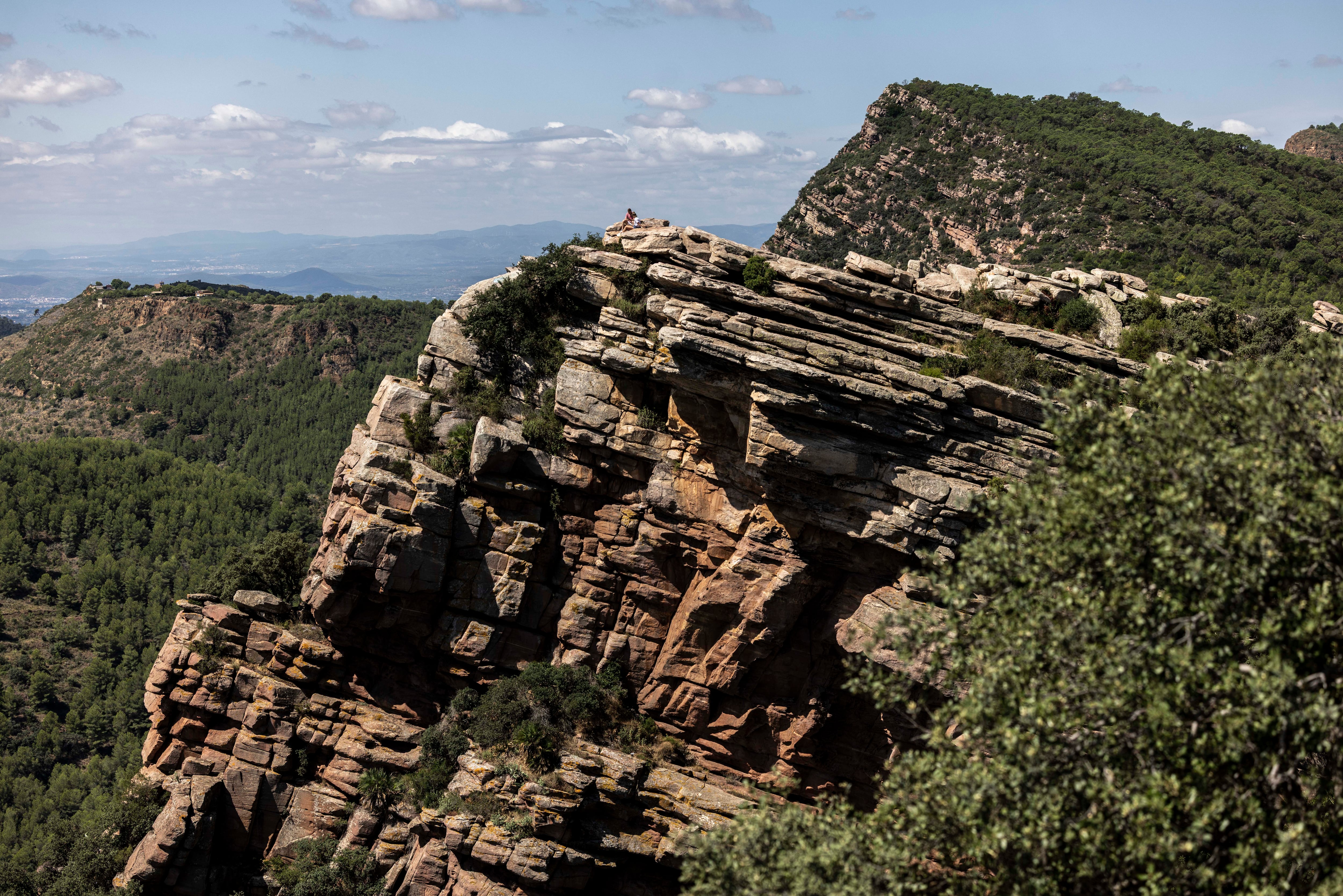 El pico del Garbí, en pleno parque natural de Sierra Calderona. 