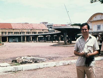 Gunnar Bergstrom en Camboya, en los a&ntilde;os setenta.