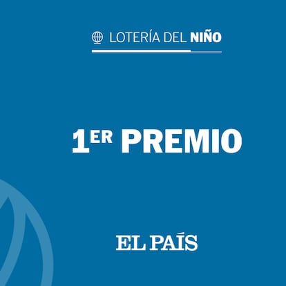 Primer Premio del Sorteo Extraordinario de la Lotería del Niño 2024.