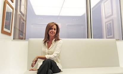La escritora María Dueñas, en Madrid.