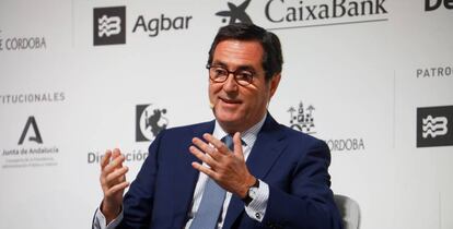 El presidente de la Confederación Española de Organizaciones Empresariales (CEOE), Antonio Garamendi. 