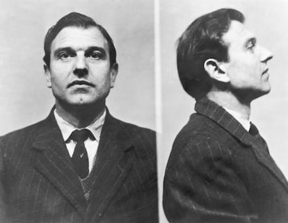 El agente doble George Blake en las fotos de la prisión británica Wormwood Scrubs, donde estuvo cinco años hasta que se fugó en 1966 y llegó a Moscú.