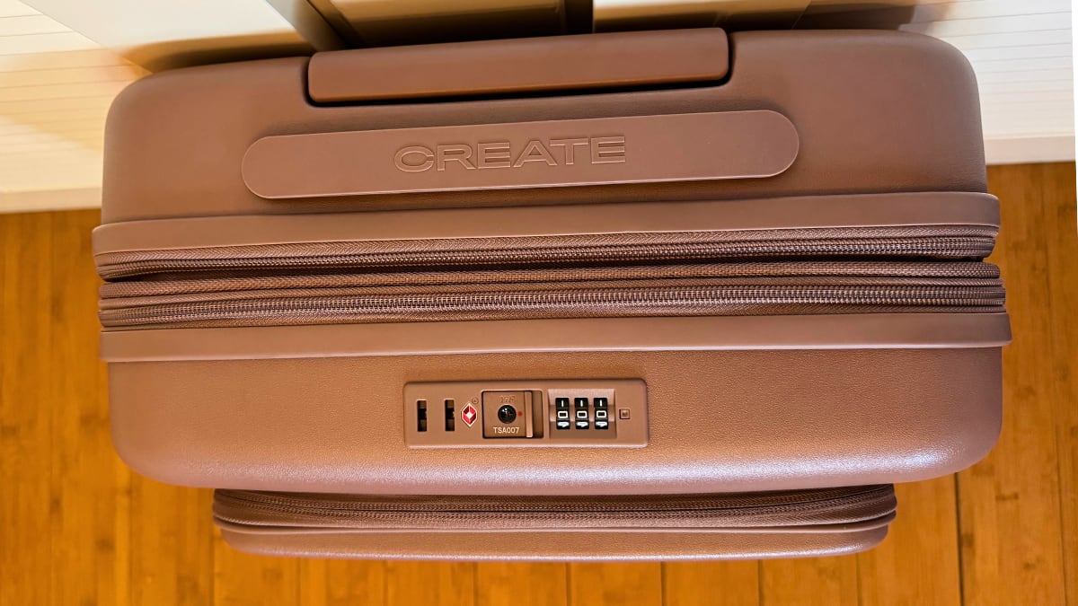 Candado TSA de la Luggage Studio Pocket de Create.