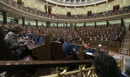 Pleno del Congreso de los Diputados del pasado 17 de diciembre.