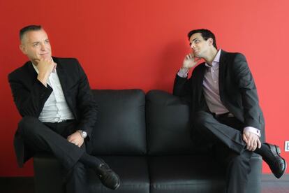 De izquierda a derecha, los fundadores de Yaysi, Jesús lamberto y Nacho Hernández.