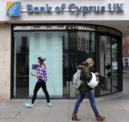 Sucursal de la entidad chipriota Bank of Cyprus. 