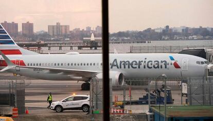 Un B737 Max de la compañía American Airlines