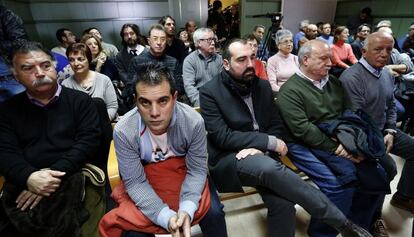 En la imagen, el juicio a ocho miembros del comité de empresa de Airbus, conocidos como "los 8 de Airbus".