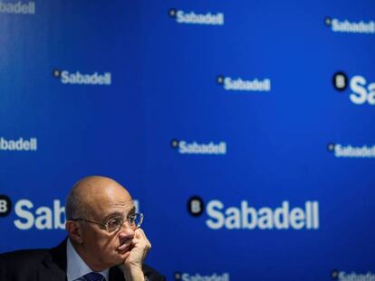 El presidente del Banco Sabadell, Josep Oliu, en una imagen de archivo.