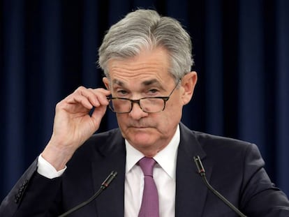 El presidente de la Fed, Jerome Powell, en Washington el pasado mayo. 