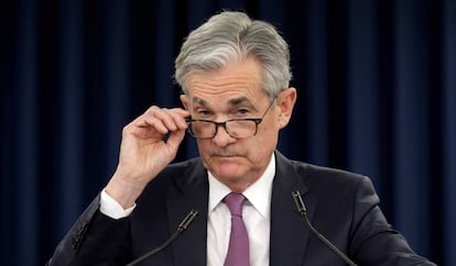 El presidente de la Fed, Jerome Powell, en Washington el pasado mayo. 