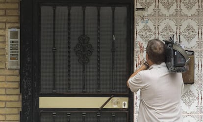 Vivienda donde un hombre ha matado a su padre en Sevilla.