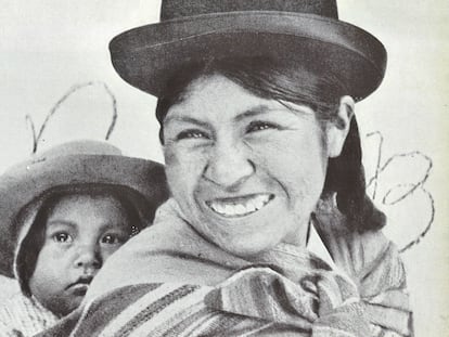 La fotografía de Elena Hosmann 'Una cholita en La Paz' (1941), parte del libro 'Ambiente de Altiplano'.