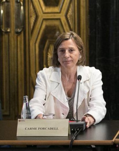 Carme Forcadell, presidenta del Parlament.