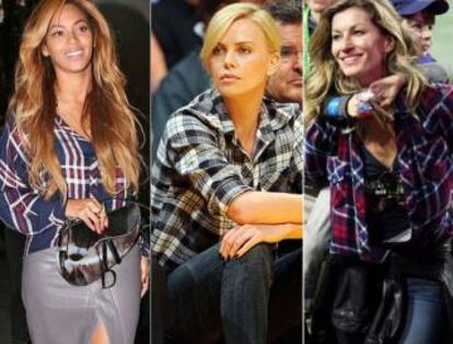 Beyoncé, Charlize Theron o Gisele Bündchen con las camisas de cuadros de Rails.