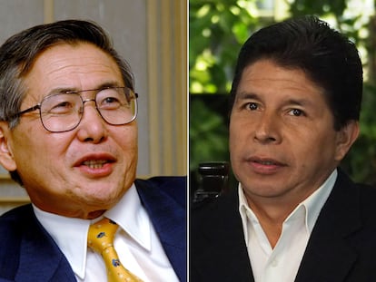 Los dos expresidentes recluidos en la cárcel de Barbadillo, Alberto Fujimori y Pedro Castillo.