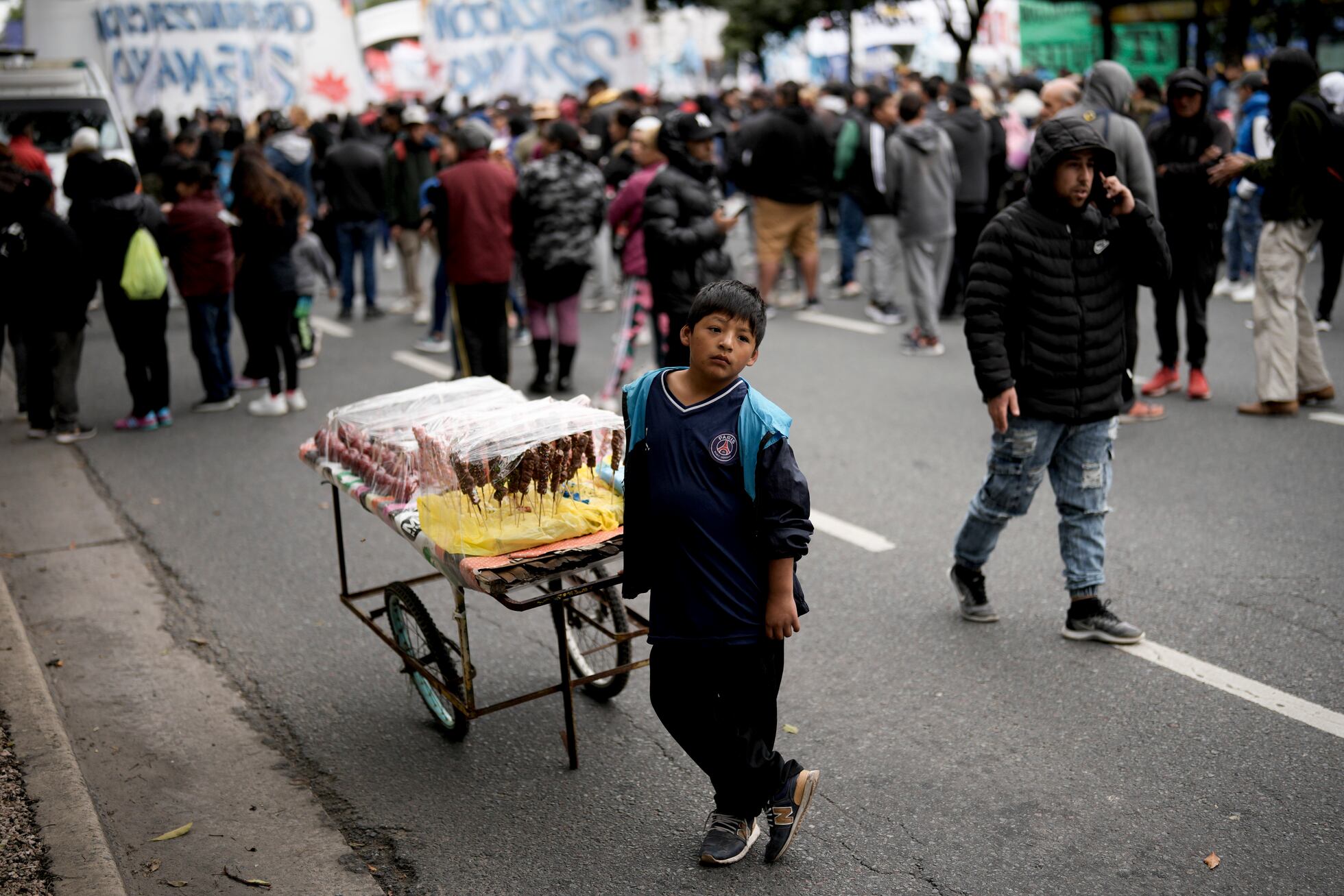 Las protestas en el Día del Trabajo en América, en imágenes | Fotos ...