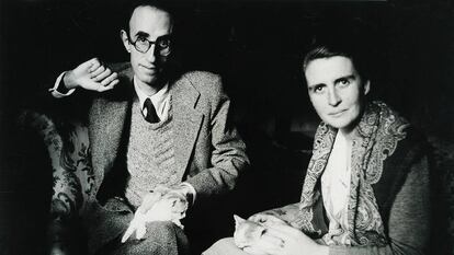 Màrius Torres amb Mercè Figueras.