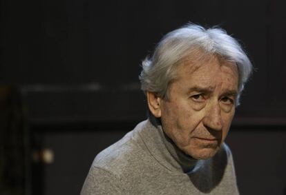 El actor Jos&eacute; Sacrist&aacute;n, en los Teatros del Canal, en Madrid, en febrero de 2016.