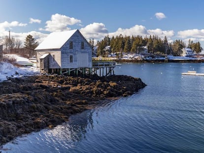 Paisaje costero en la localidad de Boothbay Harbor (Maine).