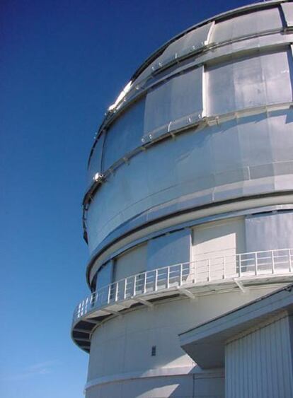 La cúpula del Gran Telescopio de Canarias (GTC).