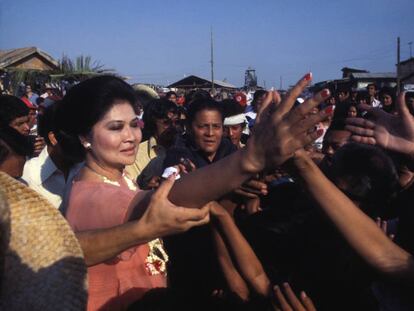 Imelda Marcos, en Filipinas en 1978. 