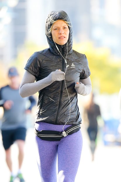 La intérprete Claire Danes, el pasado noviembre haciendo deporte en Nueva York.