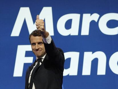 El candidato Macron ha obtenido el 23,11% en la primera vuelta.