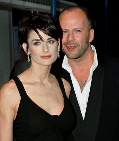 Demi Moore y Bruce Willis, en un estreno en Los Ángeles en agosto de 1997. Poco tiempo después al pareja se separaría y protagonizaría una de las rupturas que más ha sorprendido en Hollywood. Desde entonces, pocas veces han hablado el uno del otro o de los motivos que les llevaron a terminar con su matrimonio.