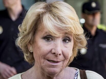 Esperanza Aguirre.