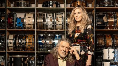Robert Plant y Alison Krauss en Nashville, en 2021.