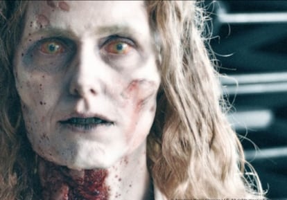 Muestra del maquillaje de la serie 'The walking dead'