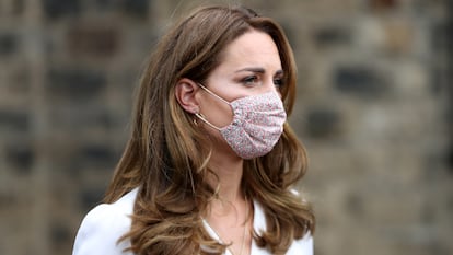 Kate Middleton, duquesa de Cambridge, en una visita a un proyecto de voluntariado en Sheffield (Reino Unido) en agosto de 2020.