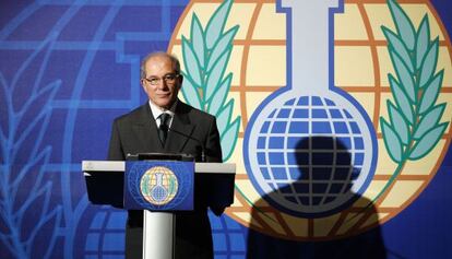 Ahmet Uzumcu, director general de la OPAQ, el pasado octubre.