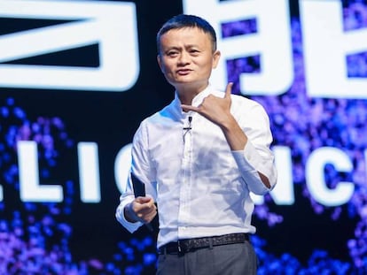 Jack Ma, presidente de Alibaba Group, durante una conferencia en Hangzhou (China). 