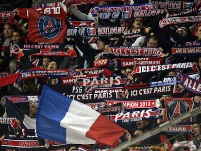 Aficionados del PSG. 