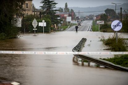 Inundacions a la Bisbal.