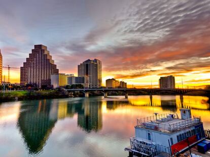 Vista de Austin y el río Colorado.