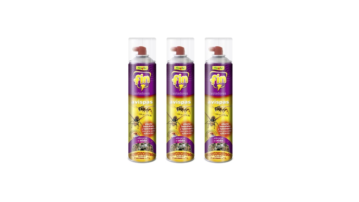 Spray de solución rápida contra avispas.