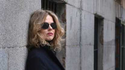 La cantante y compositora Christina Rosenvinge en febrero en Madrid.