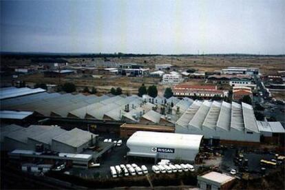 Instalaciones de la fábrica de Nissan en Ávila.