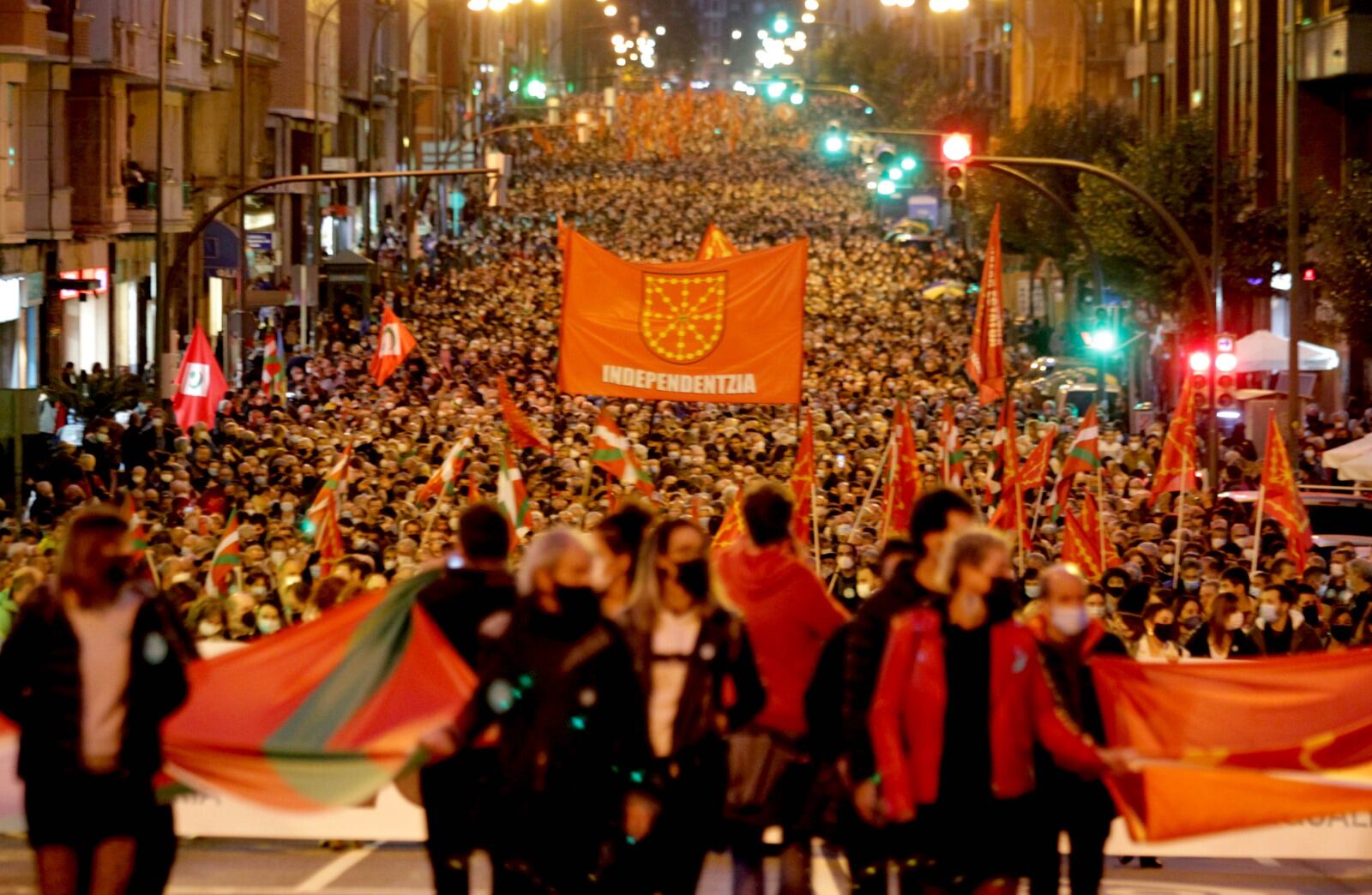 Marcha por la independencia de la izquierda abertzale en Bilbao este sábado